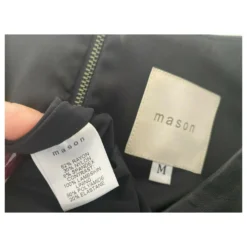 Autre Marque Mason Leder Passe Kleid Schwarz Weiß -Deutschland Fem Leucht Verkaufs-Shop 276374 3