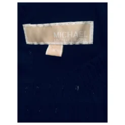 Michael Kors Maxi Chiffon Georgette Kleid Dunkelblau -Deutschland Fem Leucht Verkaufs-Shop 285465 6