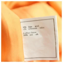 Chanel Mittelorange Wolle CC Kleid 15 Chanel Mittelorange Wolle CC Kleid -Deutschland Fem Leucht Verkaufs-Shop 298368 7