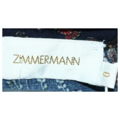 Zimmermann Dunkelblaues Bedrucktes, Locker Sitzendes Kleid Marineblau -Deutschland Fem Leucht Verkaufs-Shop 301317 6