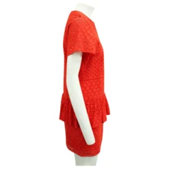 Thakoon Addition Leuchtendes Rotes Besticktes Kleid -Deutschland Fem Leucht Verkaufs-Shop 307958 4