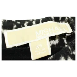 Michael Kors Schwarzes Bedrucktes Kleid -Deutschland Fem Leucht Verkaufs-Shop 308070 6