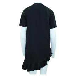 Marni Schwarzes Asymmetrisches Kleid Mit Rüschen 9 Marni Schwarzes Asymmetrisches Kleid Mit Rüschen -Deutschland Fem Leucht Verkaufs-Shop 310346 3