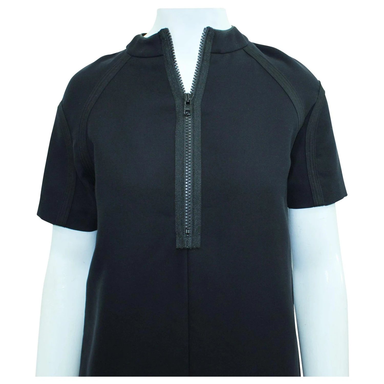 Marni Schwarzes Asymmetrisches Kleid Mit Rüschen 5 Marni Schwarzes Asymmetrisches Kleid Mit Rüschen – Bild 5