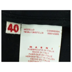 Marni Schwarzes Asymmetrisches Kleid Mit Rüschen 12 Marni Schwarzes Asymmetrisches Kleid Mit Rüschen -Deutschland Fem Leucht Verkaufs-Shop 310346 6