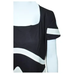 Moschino Cheap And Chic Dunkelbraunes Und Beige Kleid -Deutschland Fem Leucht Verkaufs-Shop 320593 5