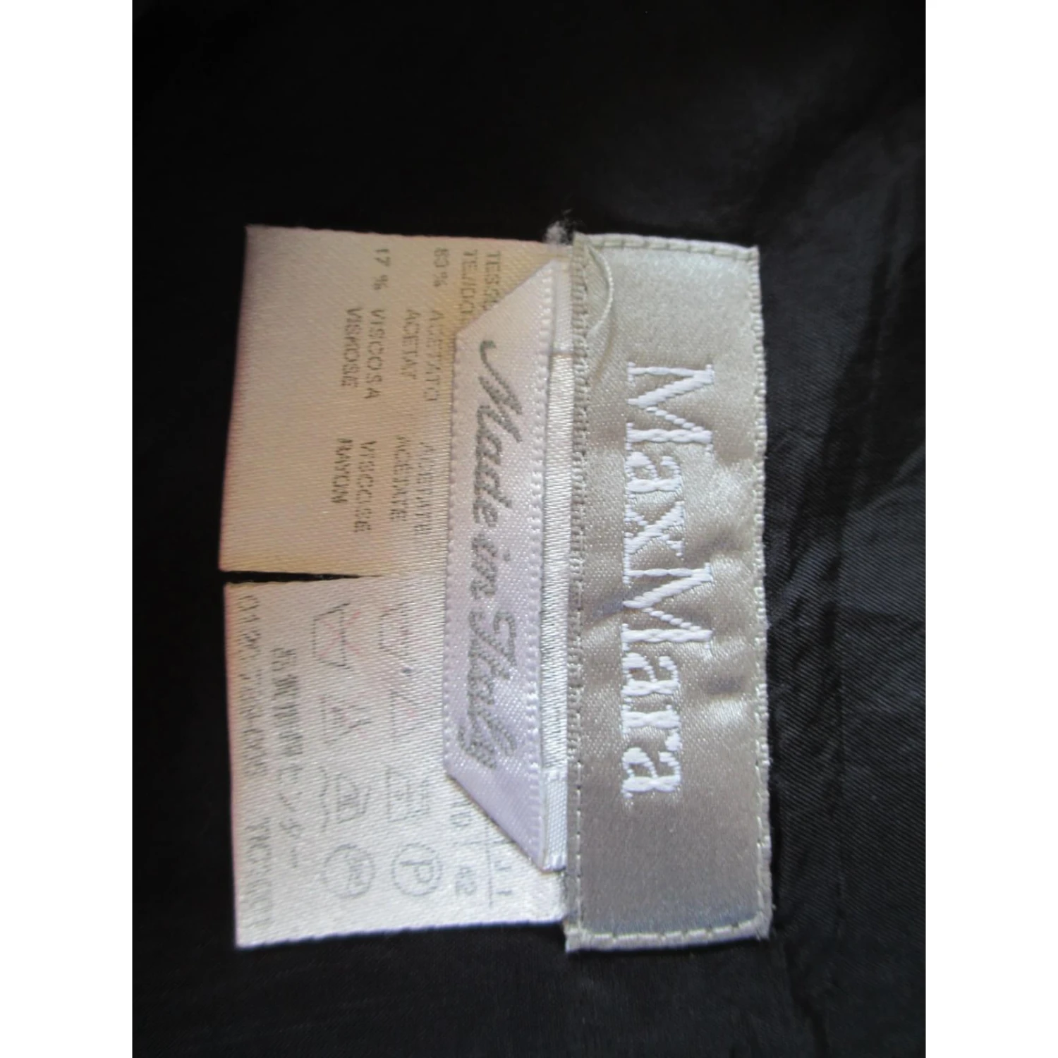 Max Mara Kleid Schwarz 6 Max Mara Kleid Schwarz – Bild 6