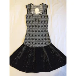 Rodier Kleid Schwarz Weiß -Deutschland Fem Leucht Verkaufs-Shop 35750 4