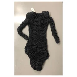 Alexandre Vauthier Kleid Neu 100% Schwarz -Deutschland Fem Leucht Verkaufs-Shop 367982 5