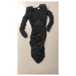 Alexandre Vauthier Kleid Neu 100% Schwarz -Deutschland Fem Leucht Verkaufs-Shop 367982 7