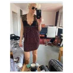 Alessandro Dell'Acqua Alessandro Dell’aqua Kleid Bordeaux -Deutschland Fem Leucht Verkaufs-Shop 368340 7