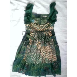 Les Petites Kleid Mehrfarben Grün -Deutschland Fem Leucht Verkaufs-Shop 37322 3