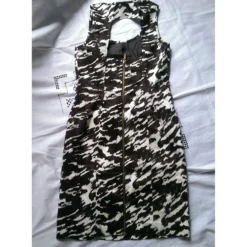 Michael Kors Kleid Braun Beige -Deutschland Fem Leucht Verkaufs-Shop 37926 4