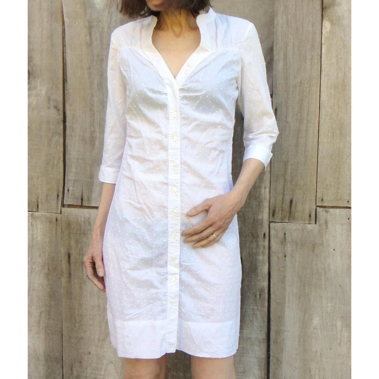 Maje Kleid Weiß 3 Maje Kleid Weiß – Bild 3