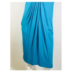 Diane Von Furstenberg DvF Vintage Baker Kleid Türkis 10 Diane Von Furstenberg DvF Vintage Baker Kleid Türkis -Deutschland Fem Leucht Verkaufs-Shop 382081 4