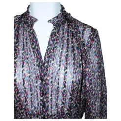 Ba&Sh Oversize-Kleid Mit Mehrfarbigem Print -Deutschland Fem Leucht Verkaufs-Shop 384796 5