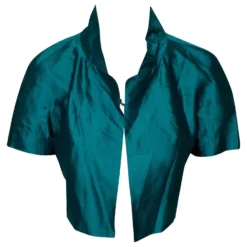 Max Mara Bolero Und Kleid Aus Blauer Seide 11 Max Mara Bolero Und Kleid Aus Blauer Seide -Deutschland Fem Leucht Verkaufs-Shop 411964 3