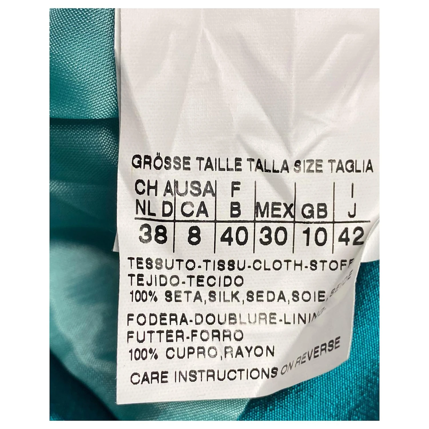 Max Mara Bolero Und Kleid Aus Blauer Seide 5 Max Mara Bolero Und Kleid Aus Blauer Seide – Bild 5