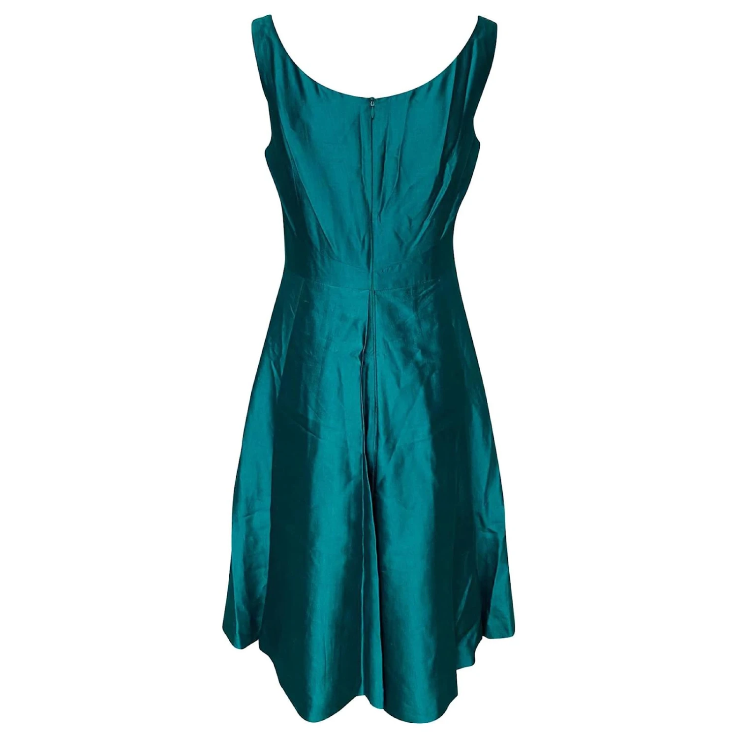 Max Mara Bolero Und Kleid Aus Blauer Seide 7 Max Mara Bolero Und Kleid Aus Blauer Seide – Bild 7