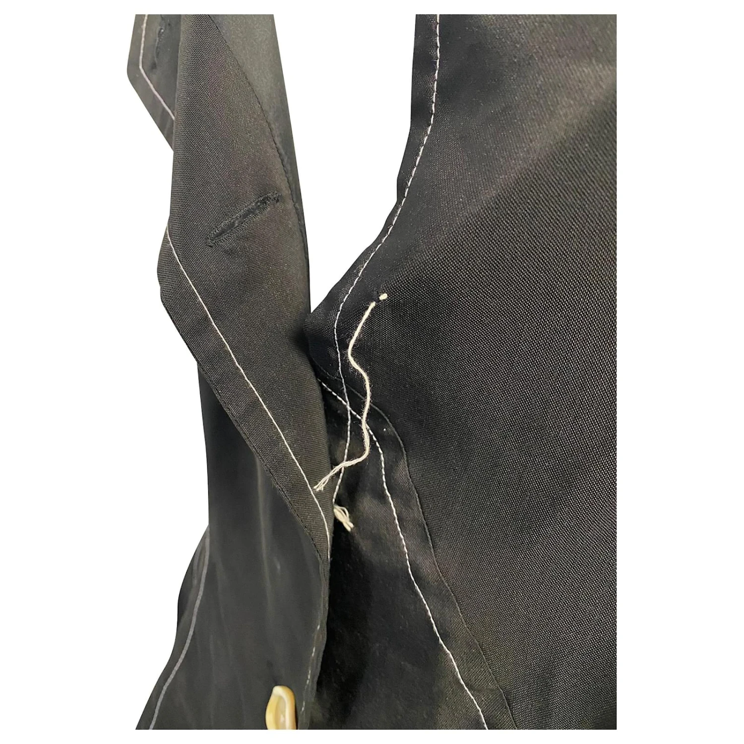 Marni Kleid Mit Kontrastnähten In Schwarz Ramie 9 Marni Kleid Mit Kontrastnähten In Schwarz Ramie – Bild 9