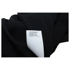 Maison Martin Margiela Kleid Mit Verdrehtem Ausschnitt Aus Schwarzem Polyester -Deutschland Fem Leucht Verkaufs-Shop 462575 6