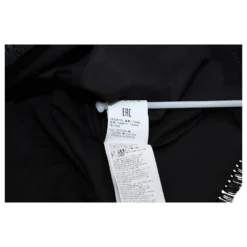 Maison Martin Margiela Kleid Mit Verdrehtem Ausschnitt Aus Schwarzem Polyester -Deutschland Fem Leucht Verkaufs-Shop 462575 7