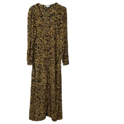 Ganni Ala Langes Kleid Aus Schwarzer Viskose 12 Ganni Ala Langes Kleid Aus Schwarzer Viskose -Deutschland Fem Leucht Verkaufs-Shop 464737 5
