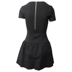 Maje Fit And Flare Kleid Aus Schwarzer Viskose 9 Maje Fit And Flare Kleid Aus Schwarzer Viskose -Deutschland Fem Leucht Verkaufs-Shop 490246 4