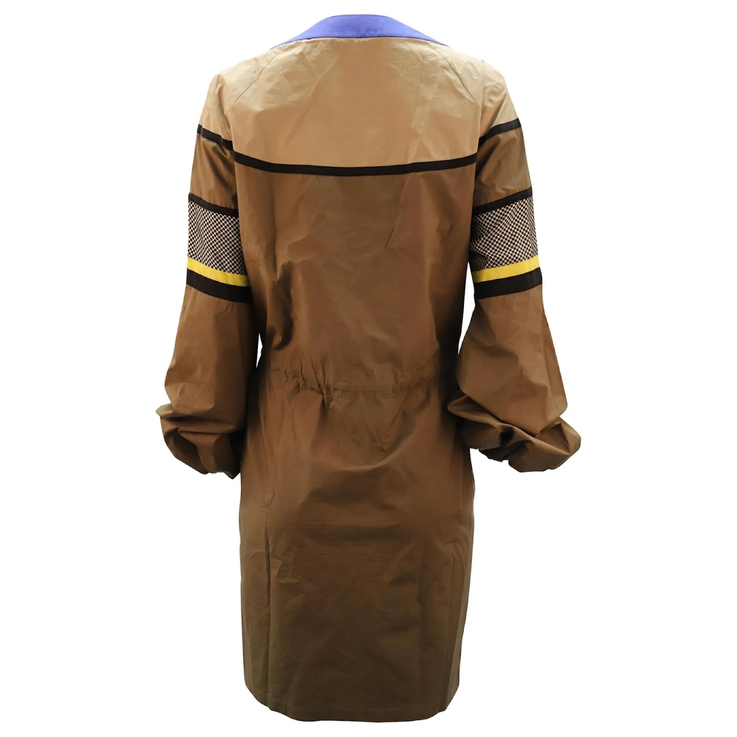 Etro Bedrucktes, Langärmliges, Knielanges Kleid Aus Brauner Baumwolle 2 Etro Bedrucktes, Langärmliges, Knielanges Kleid Aus Brauner Baumwolle – Bild 2