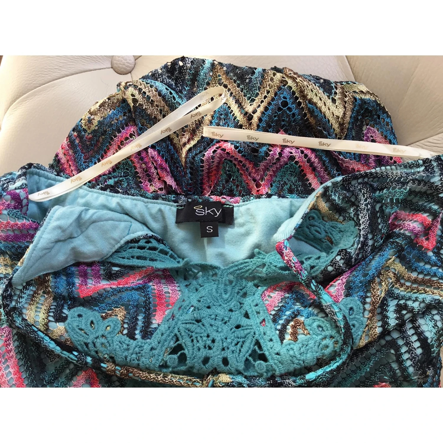 Autre Marque Himmel Kleid Mehrfarben 4 Autre Marque Himmel Kleid Mehrfarben – Bild 4