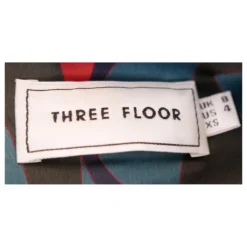 Three Floors Fashion Blaugrün Bedrucktes Kleid Mit Drei Stockwerken -Deutschland Fem Leucht Verkaufs-Shop 507169 5