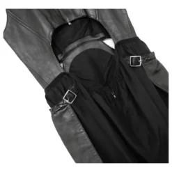 3.1 Phillip Lim Kleid Aus Leder Und Seide Von Phillip Lim Schwarz -Deutschland Fem Leucht Verkaufs-Shop 518346 4