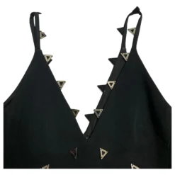 Autre Marque David Koma Verziertes Kleid Mit Tiefem Ausschnitt In Schwarzem Acetat 17 Autre Marque David Koma Verziertes Kleid Mit Tiefem Ausschnitt In Schwarzem Acetat -Deutschland Fem Leucht Verkaufs-Shop 529971 8