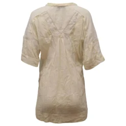 Lasergeschnittenes Kleid Mit Iro-Muster Aus Weißer Seide -Deutschland Fem Leucht Verkaufs-Shop 530164 3