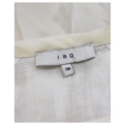 Lasergeschnittenes Kleid Mit Iro-Muster Aus Weißer Seide -Deutschland Fem Leucht Verkaufs-Shop 530164 4