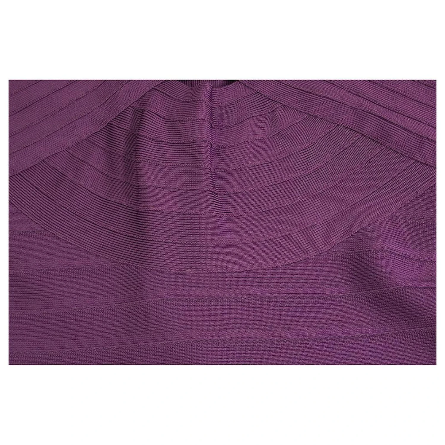 Herve Leger Purple Bandage Bodycon Ärmellos Minilänge Kleid Größe M Lila 5 Herve Leger Purple Bandage Bodycon Ärmellos Minilänge Kleid Größe M Lila – Bild 5