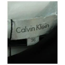 Calvin Klein Schwarzes Und Weißes Kleid -Deutschland Fem Leucht Verkaufs-Shop 547797 5