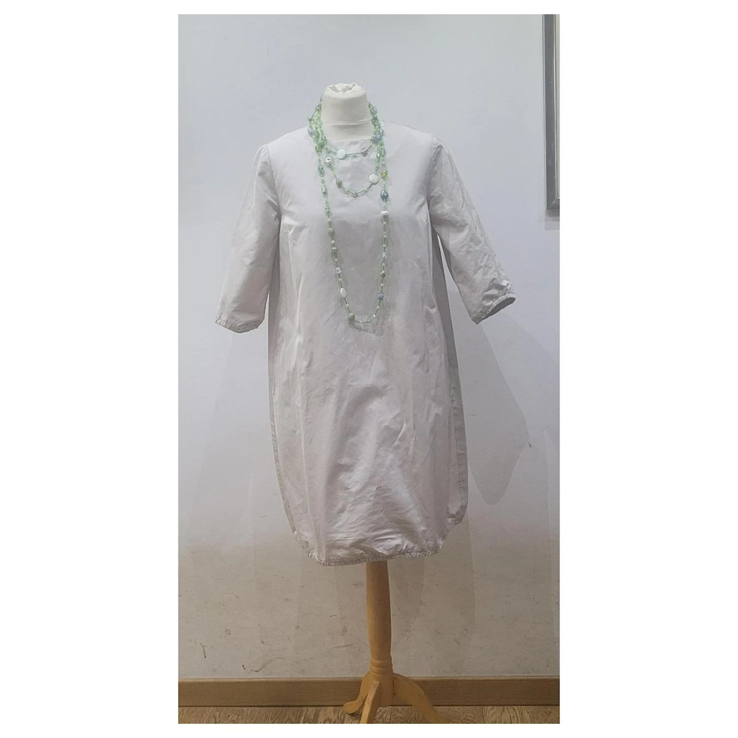 Max Mara Kleid Tunikakleid Beige 10 Max Mara Kleid Tunikakleid Beige – Bild 10