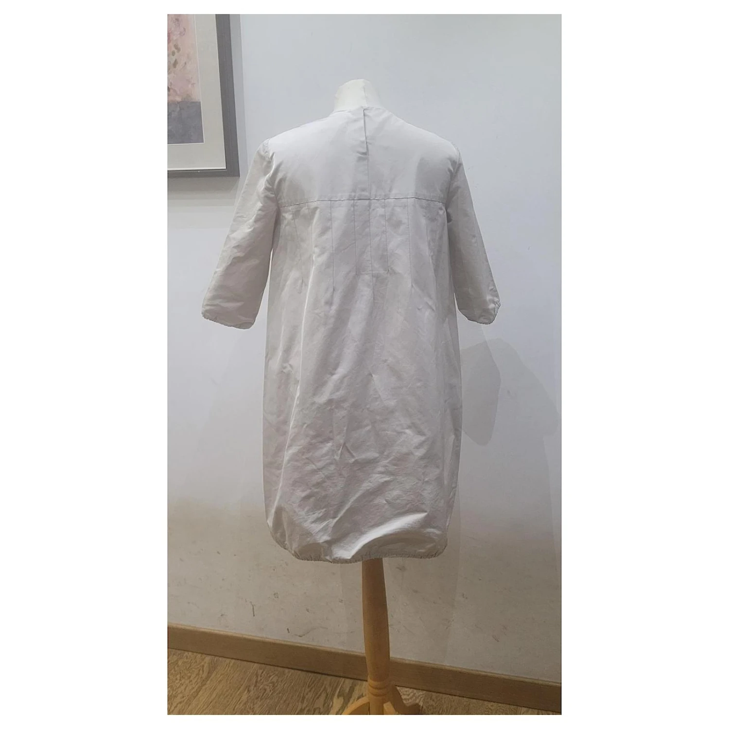 Max Mara Kleid Tunikakleid Beige 2 Max Mara Kleid Tunikakleid Beige – Bild 2