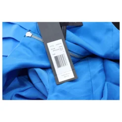 MARC By Marc Jacobs Frances Plissiertes ärmelloses Kleid Aus Blauer Seide -Deutschland Fem Leucht Verkaufs-Shop 553609 3