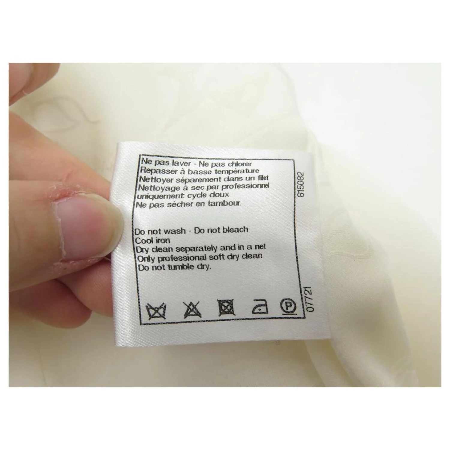 CHANEL KLEID STRASS BLUMEN P51105 Größe L 42 KLEID AUS ECRU-BAUMWOLLE Roh 5 CHANEL KLEID STRASS BLUMEN P51105 Größe L 42 KLEID AUS ECRU-BAUMWOLLE Roh – Bild 5