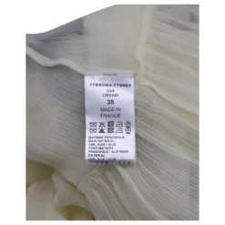 Chloé Chloe Baby Doll Kleid Mit Blousonärmeln Aus Cremefarbener Seide Weiß Roh -Deutschland Fem Leucht Verkaufs-Shop 567773 6