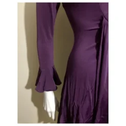 Just Cavalli Lila Kleid Aus Gestrickter Viskose, Vereinigtes Königreich 10 Italienisch 42 -Deutschland Fem Leucht Verkaufs-Shop 587948 6