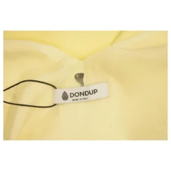 Dondup Yellow Viscose Mini Sleeveless V Neckline Tank Kleid Größe 42 W. Taschen Gelb -Deutschland Fem Leucht Verkaufs-Shop 590855 3