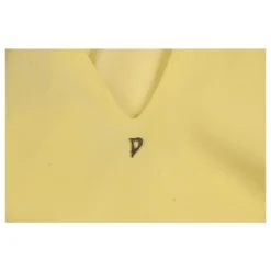 Dondup Yellow Viscose Mini Sleeveless V Neckline Tank Kleid Größe 42 W. Taschen Gelb -Deutschland Fem Leucht Verkaufs-Shop 590855 4