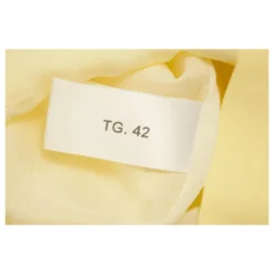 Dondup Yellow Viscose Mini Sleeveless V Neckline Tank Kleid Größe 42 W. Taschen Gelb -Deutschland Fem Leucht Verkaufs-Shop 590855 7