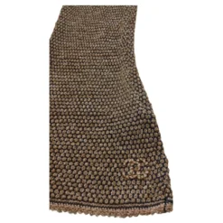 Chanel Kleid Beige Bronze -Deutschland Fem Leucht Verkaufs-Shop 591352 4