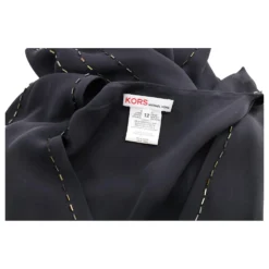Michael Kors Kleid Mit Tiefer Taille Aus Schwarzer Seide -Deutschland Fem Leucht Verkaufs-Shop 593115 4