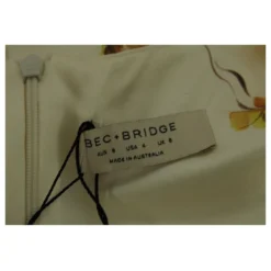 Autre Marque Gelbes, Langärmliges Kleid Aus Satin Mit Blumendruck 9 Autre Marque Gelbes, Langärmliges Kleid Aus Satin Mit Blumendruck -Deutschland Fem Leucht Verkaufs-Shop 601727 5