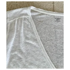 Majestic Gerades Tunika- Oder T-Shirt-Kleid 100% Ecru Leinen T.2 Creme -Deutschland Fem Leucht Verkaufs-Shop 625975 5